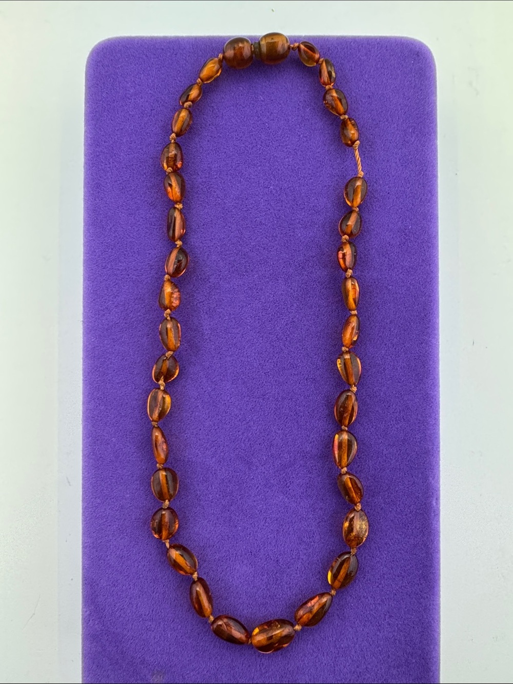 💛 Vintage Genuine Amber Bead Choker Necklace | As Is Rare